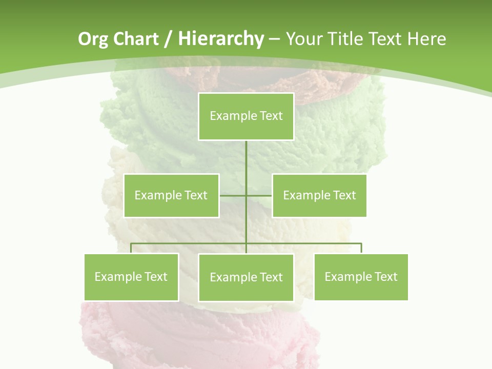 Scoop Sweet Food Kiwi PowerPoint Template