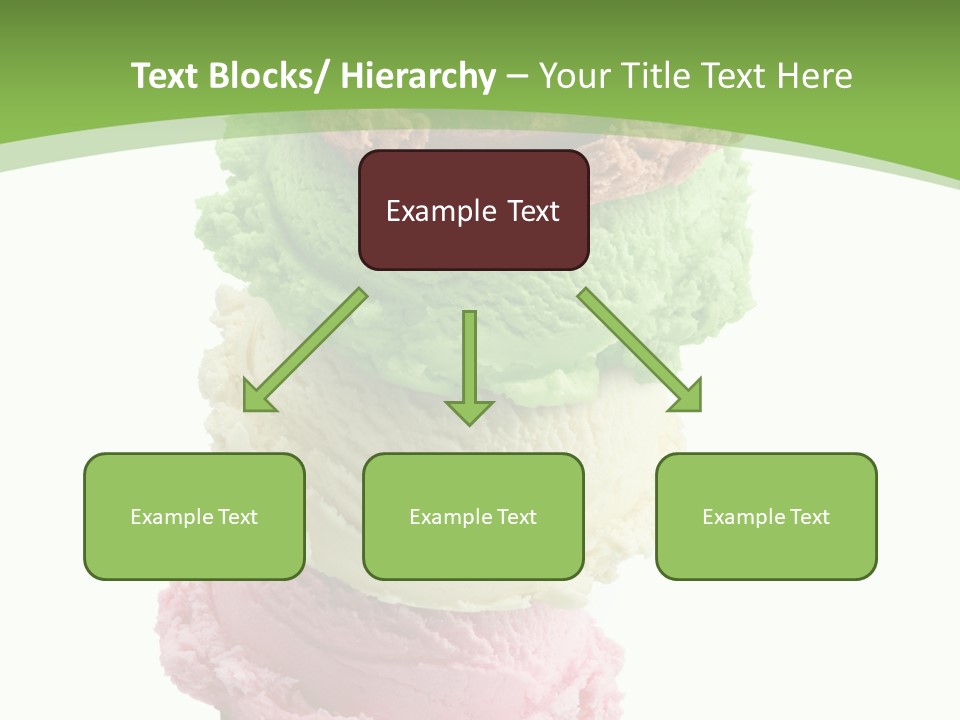 Scoop Sweet Food Kiwi PowerPoint Template