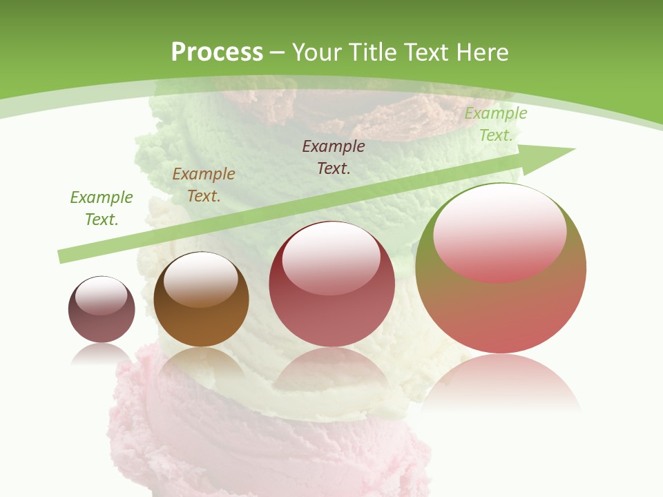 Scoop Sweet Food Kiwi PowerPoint Template