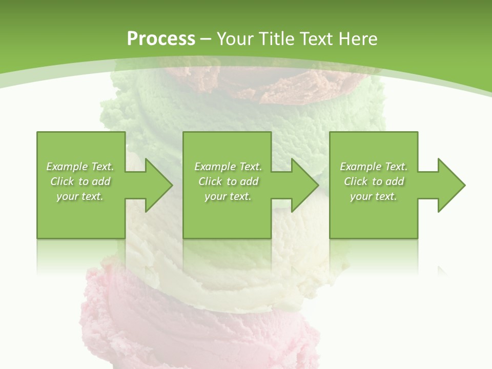 Scoop Sweet Food Kiwi PowerPoint Template