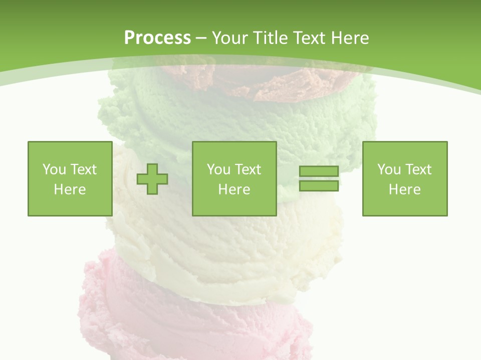 Scoop Sweet Food Kiwi PowerPoint Template