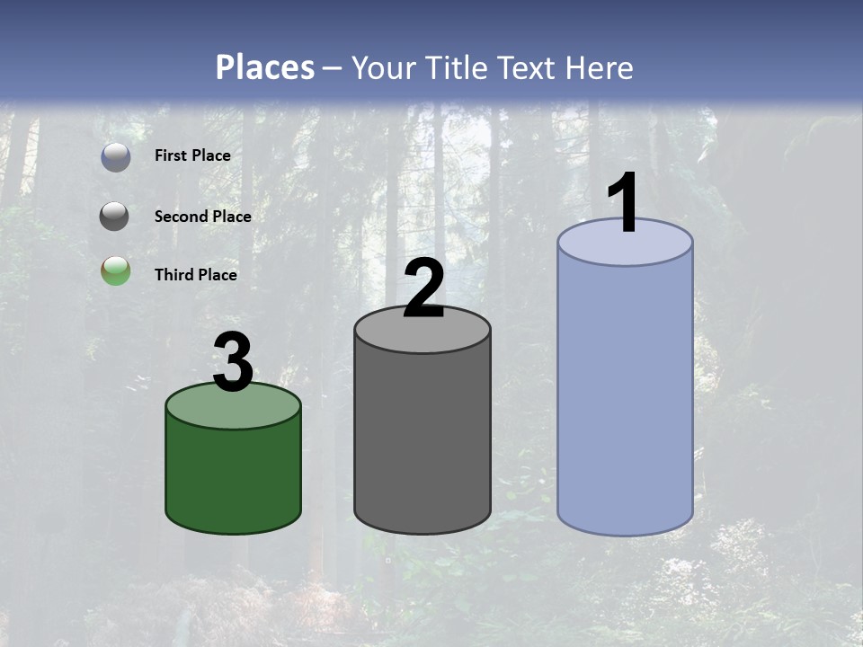 Magic Beam Footpath PowerPoint Template