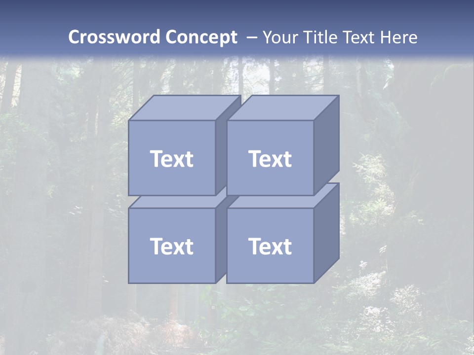 Magic Beam Footpath PowerPoint Template