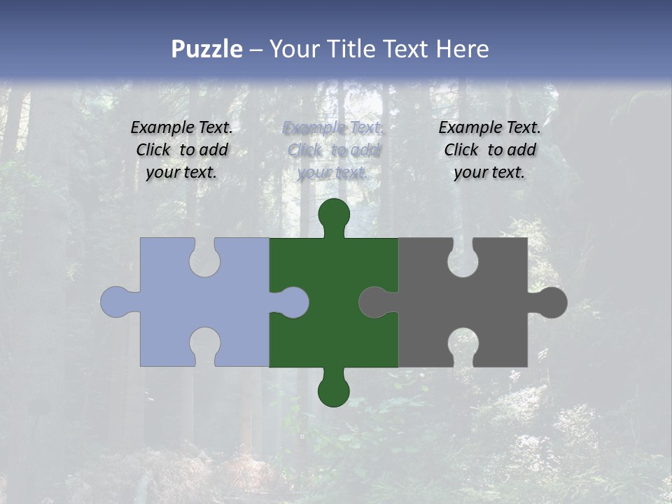 Magic Beam Footpath PowerPoint Template