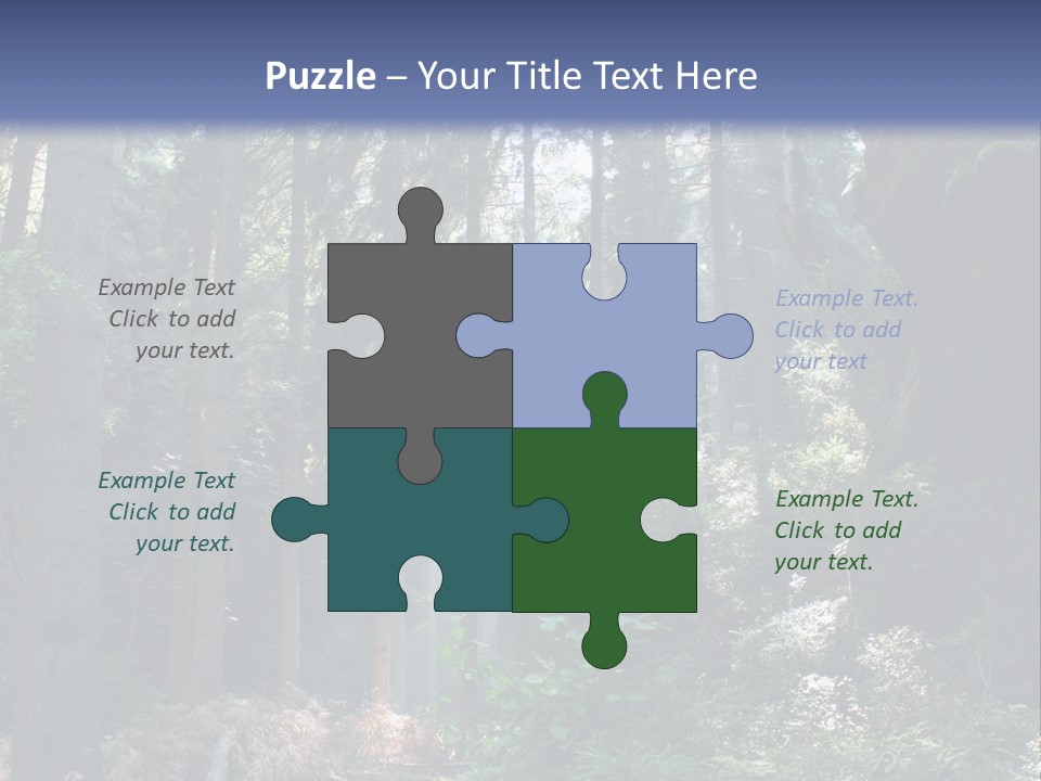 Magic Beam Footpath PowerPoint Template