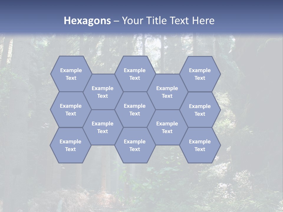 Magic Beam Footpath PowerPoint Template