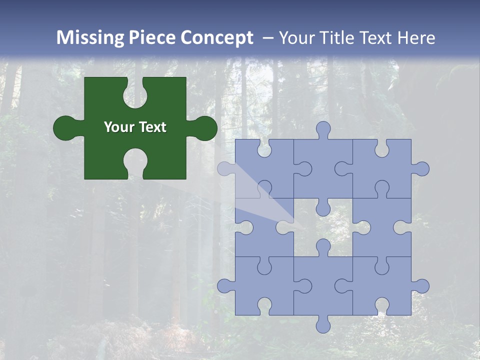 Magic Beam Footpath PowerPoint Template