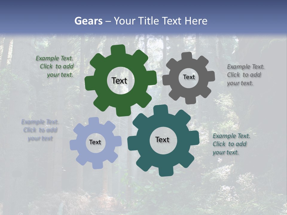 Magic Beam Footpath PowerPoint Template