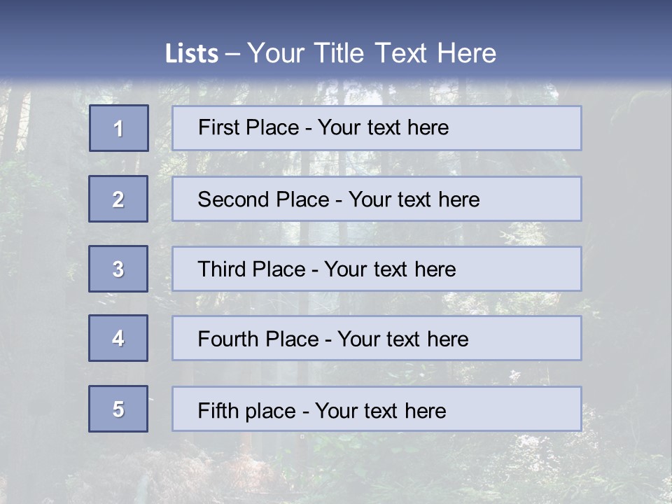 Magic Beam Footpath PowerPoint Template