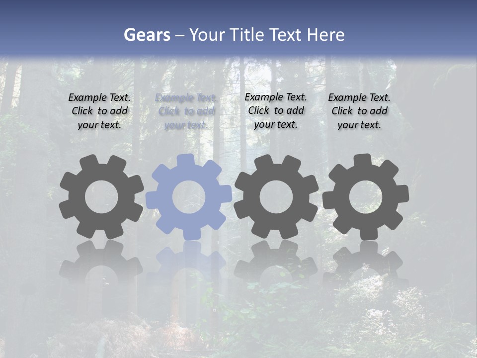 Magic Beam Footpath PowerPoint Template