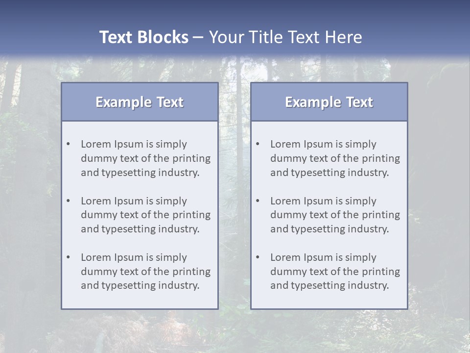 Magic Beam Footpath PowerPoint Template