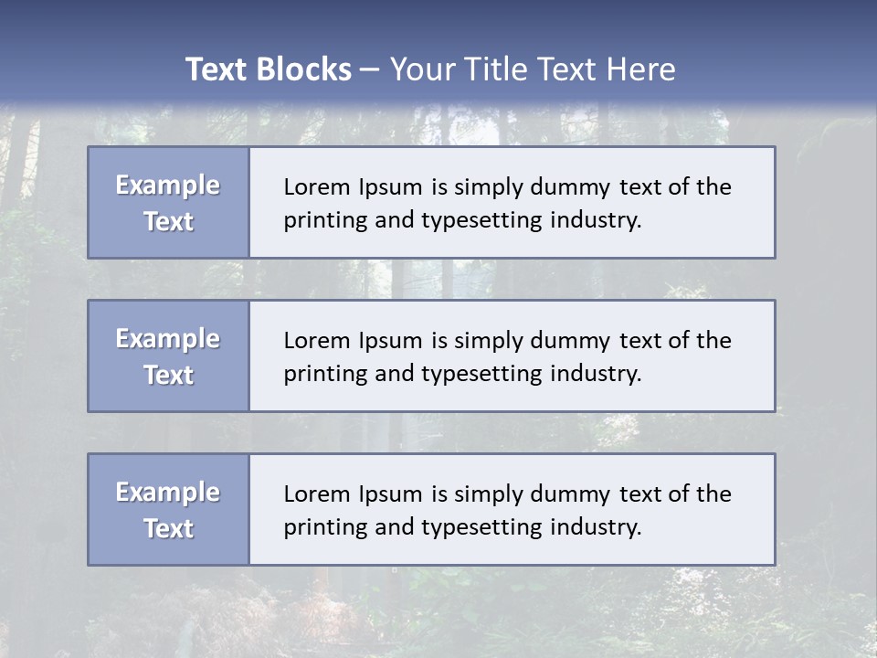 Magic Beam Footpath PowerPoint Template