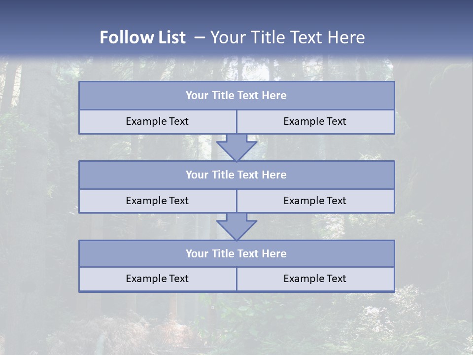 Magic Beam Footpath PowerPoint Template