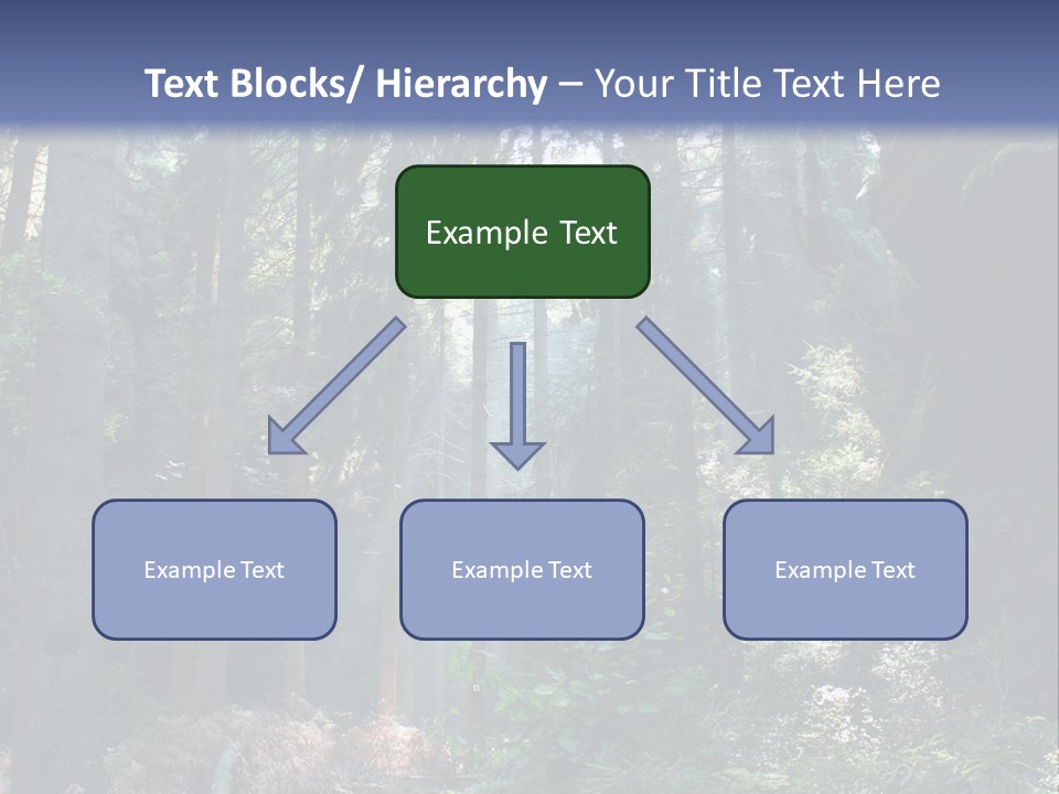 Magic Beam Footpath PowerPoint Template