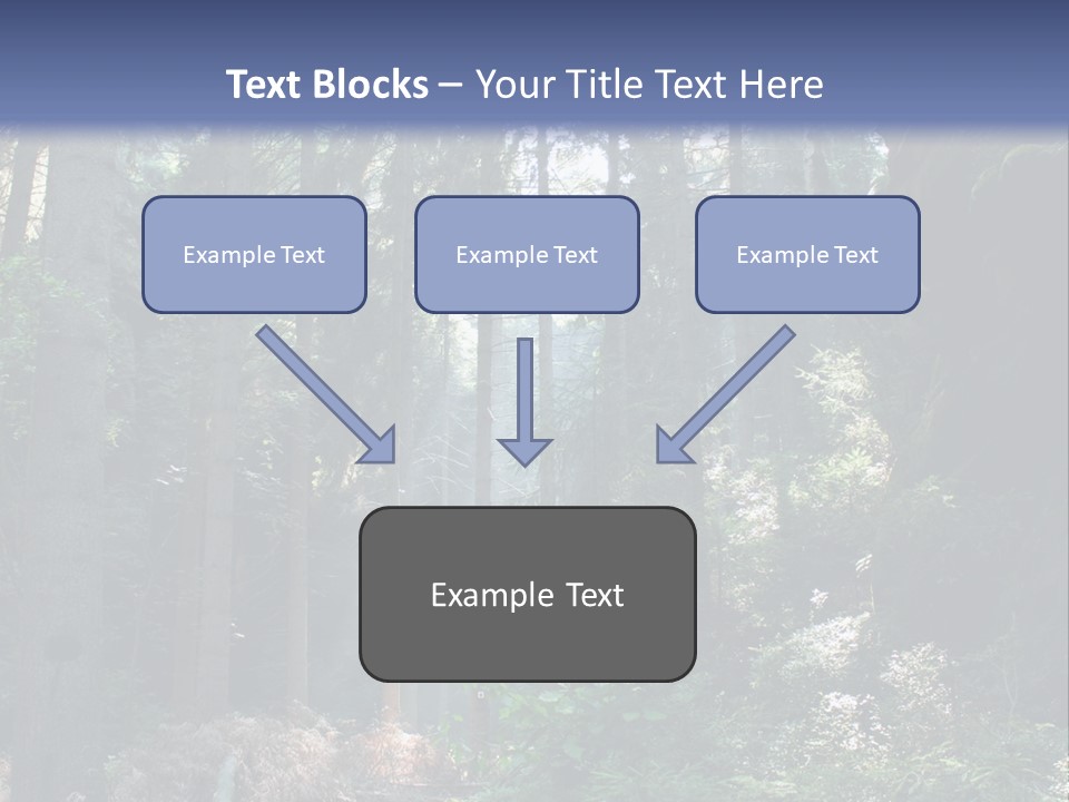 Magic Beam Footpath PowerPoint Template