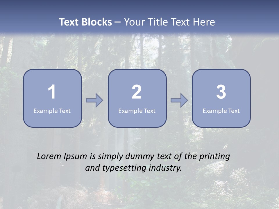 Magic Beam Footpath PowerPoint Template