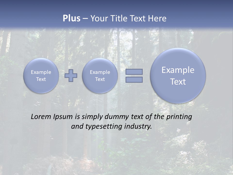 Magic Beam Footpath PowerPoint Template