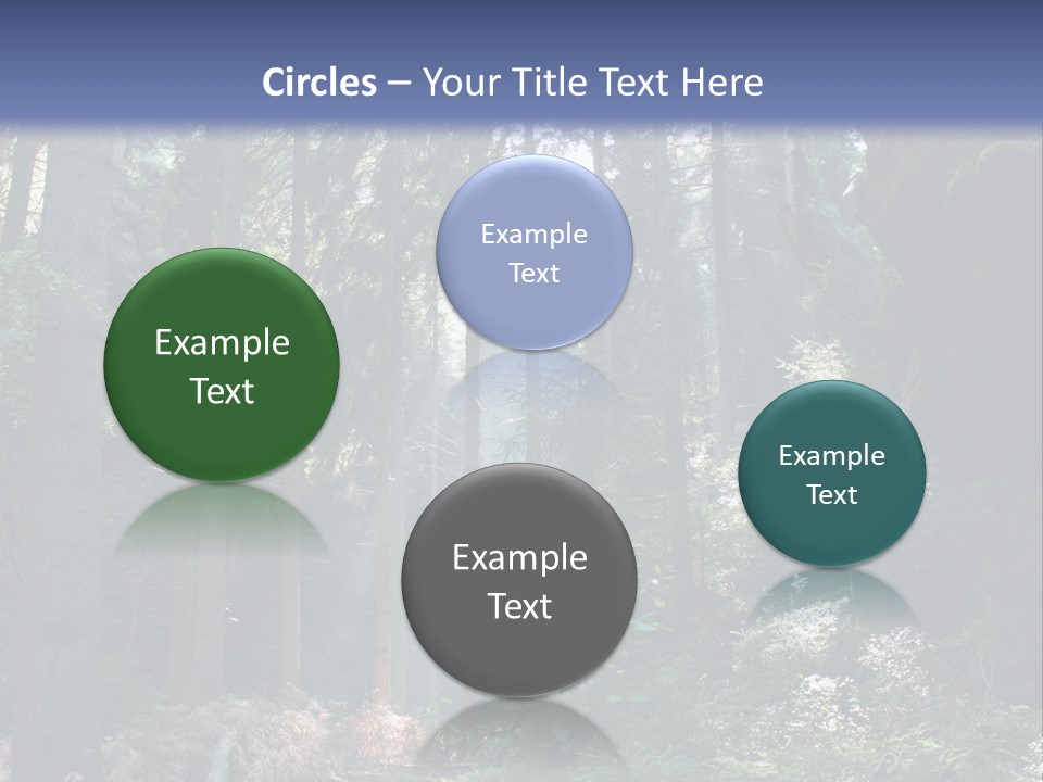 Magic Beam Footpath PowerPoint Template