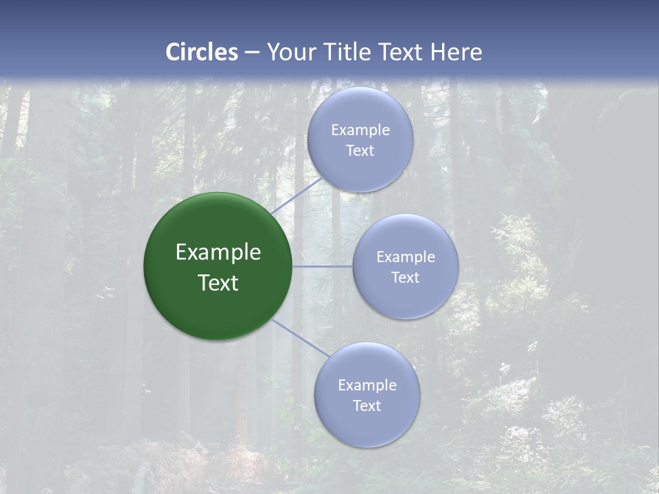 Magic Beam Footpath PowerPoint Template