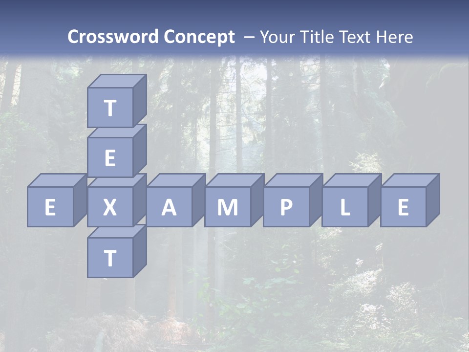 Magic Beam Footpath PowerPoint Template