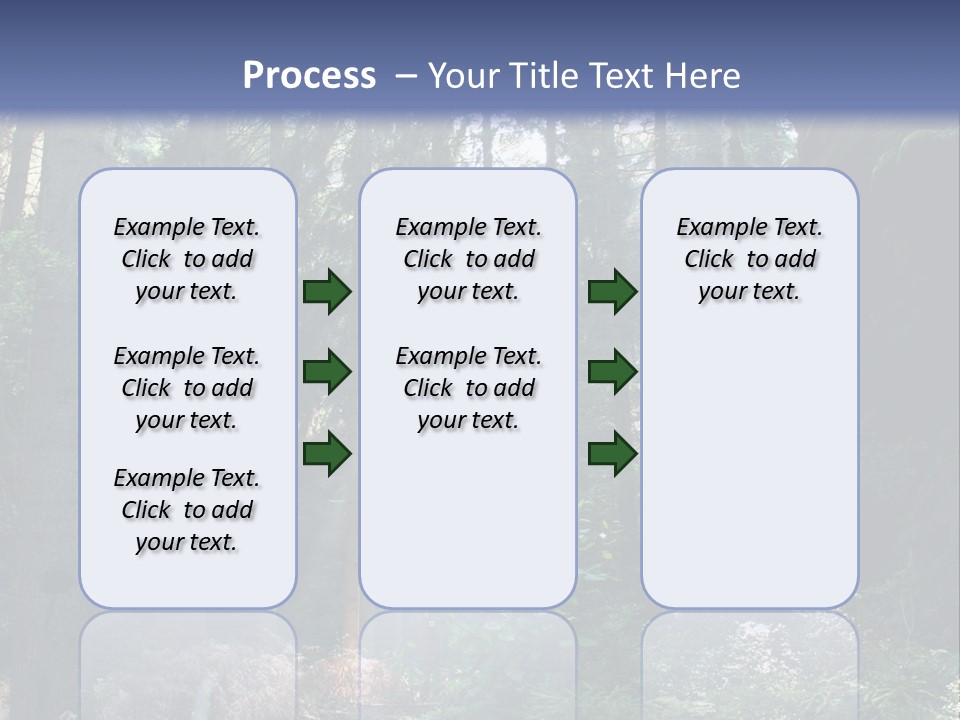 Magic Beam Footpath PowerPoint Template