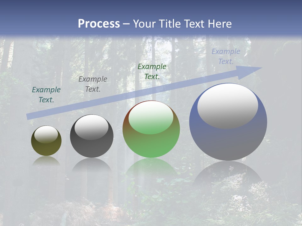 Magic Beam Footpath PowerPoint Template
