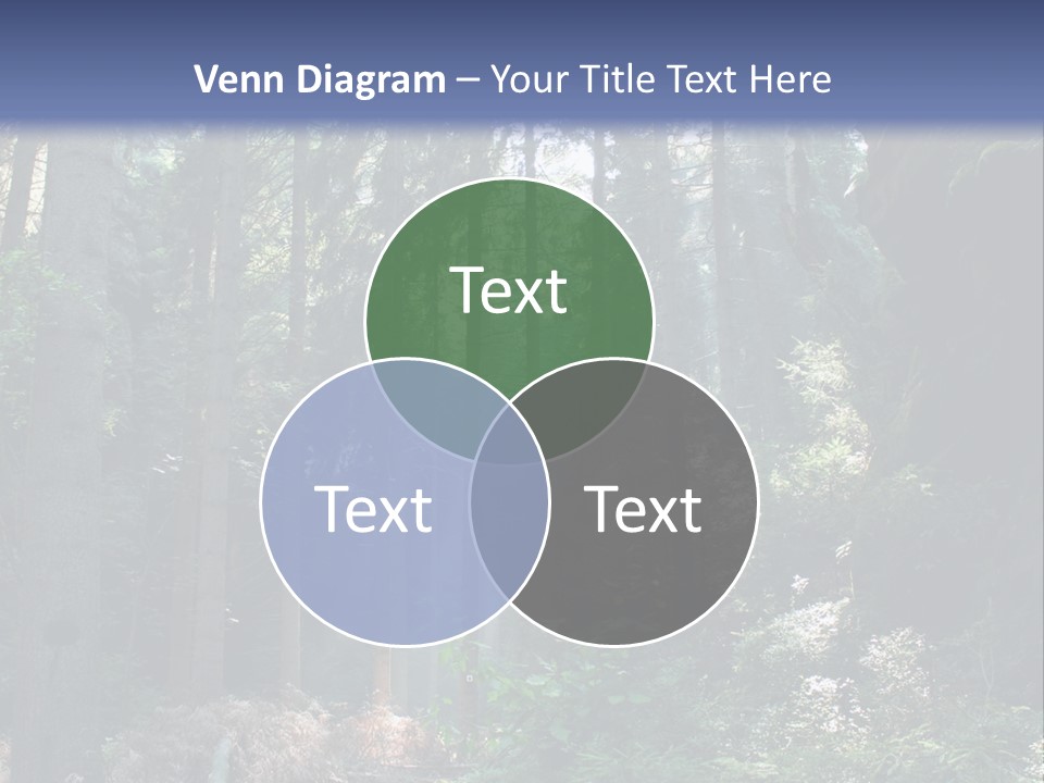 Magic Beam Footpath PowerPoint Template