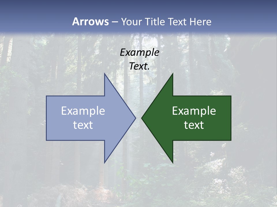 Magic Beam Footpath PowerPoint Template