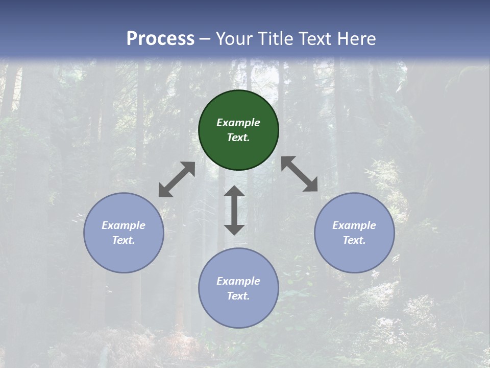 Magic Beam Footpath PowerPoint Template