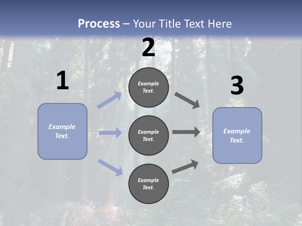 Magic Beam Footpath PowerPoint Template