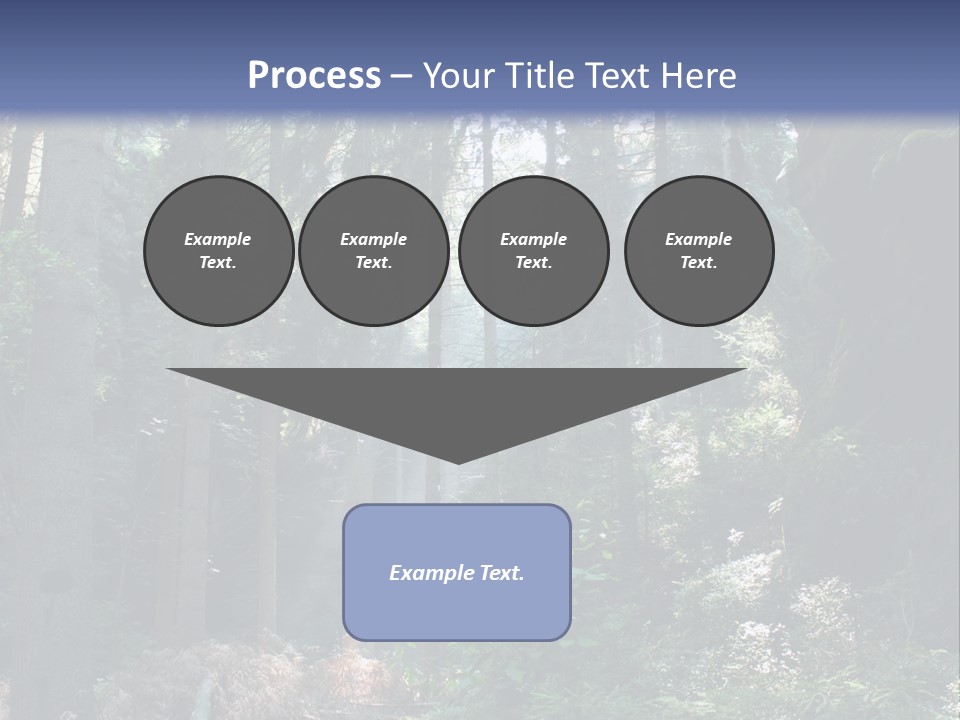 Magic Beam Footpath PowerPoint Template
