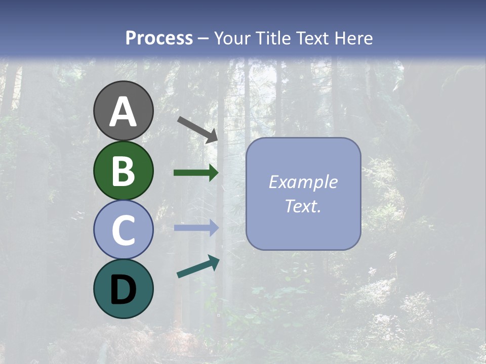 Magic Beam Footpath PowerPoint Template