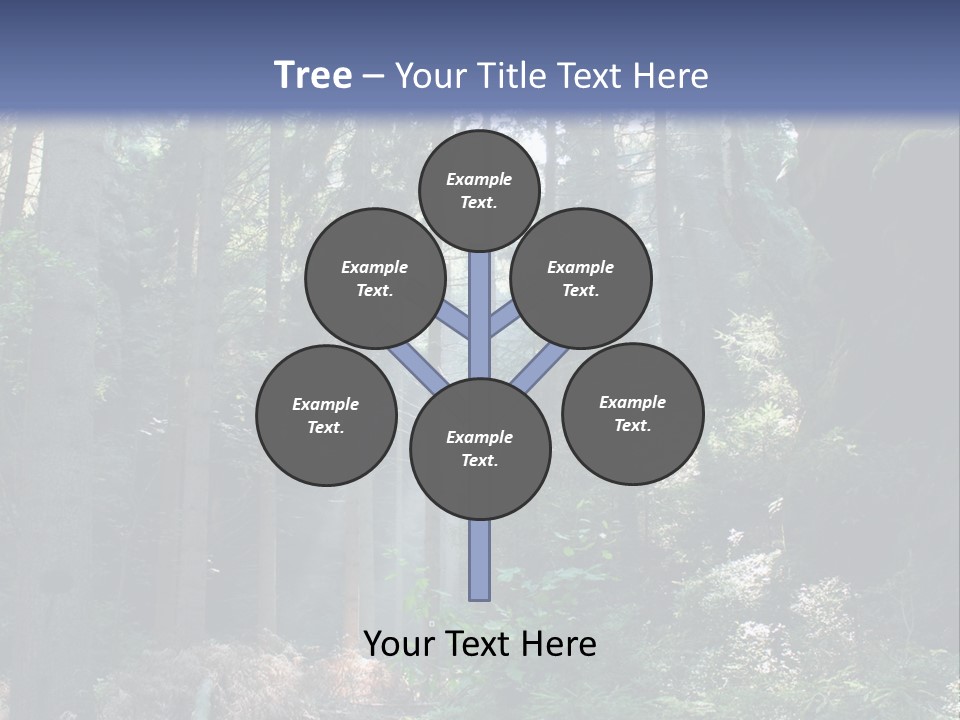 Magic Beam Footpath PowerPoint Template