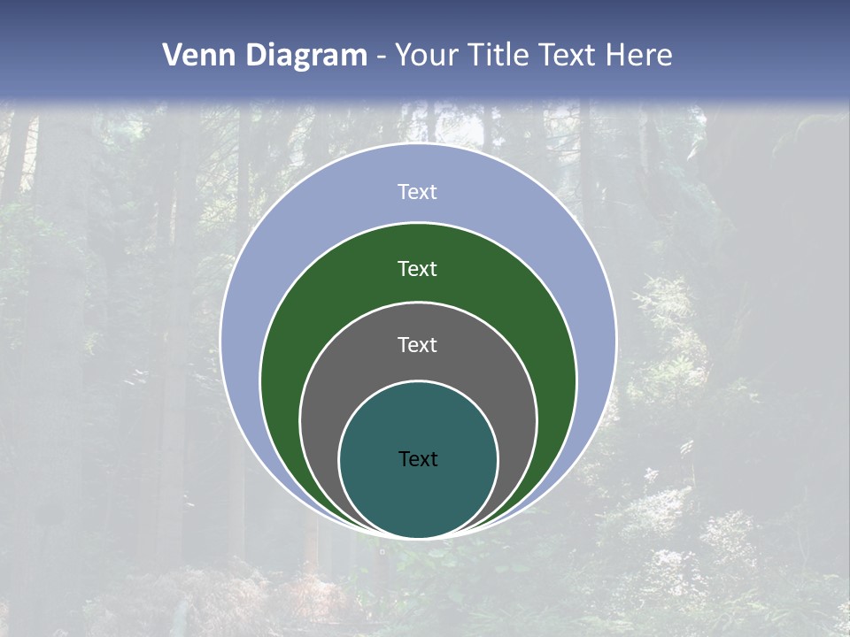 Magic Beam Footpath PowerPoint Template