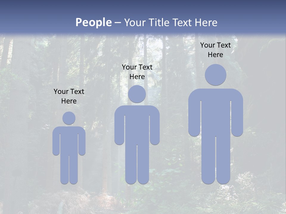 Magic Beam Footpath PowerPoint Template