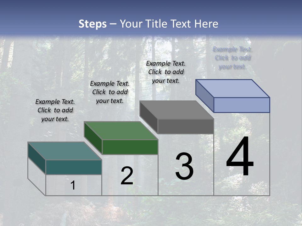 Magic Beam Footpath PowerPoint Template