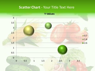 Yellow Cucumber Tomato PowerPoint Template