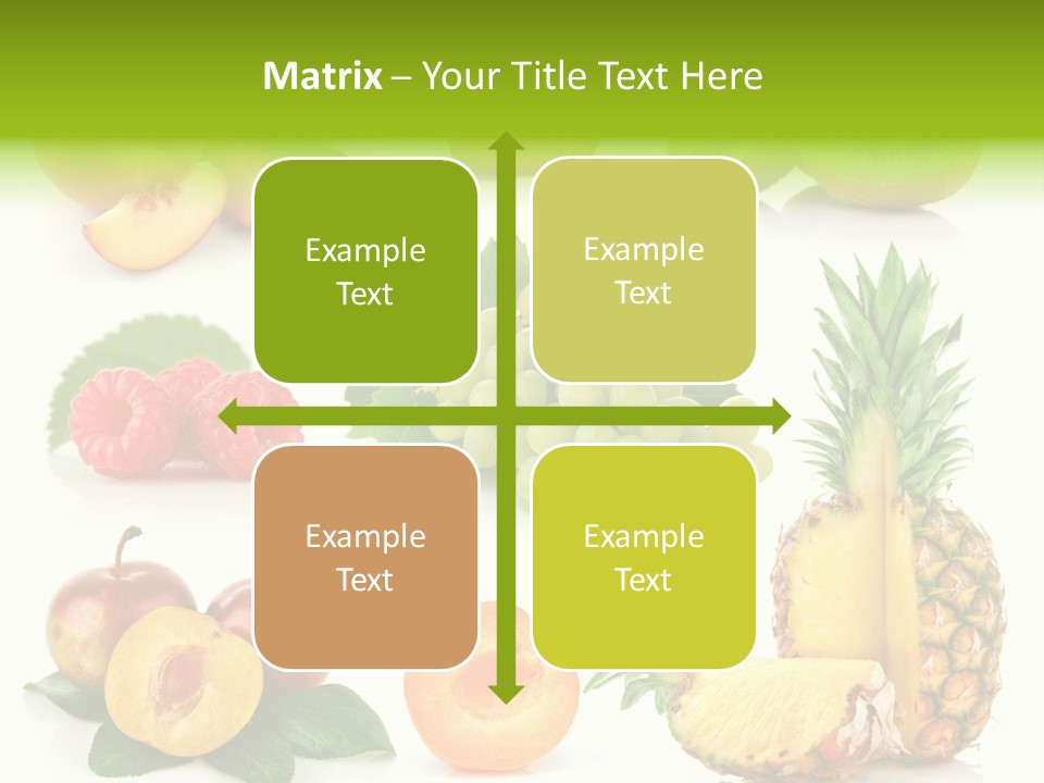 Fruit Ripe Background PowerPoint Template