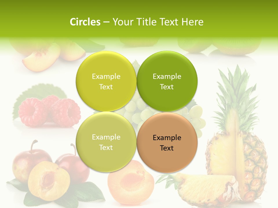 Fruit Ripe Background PowerPoint Template