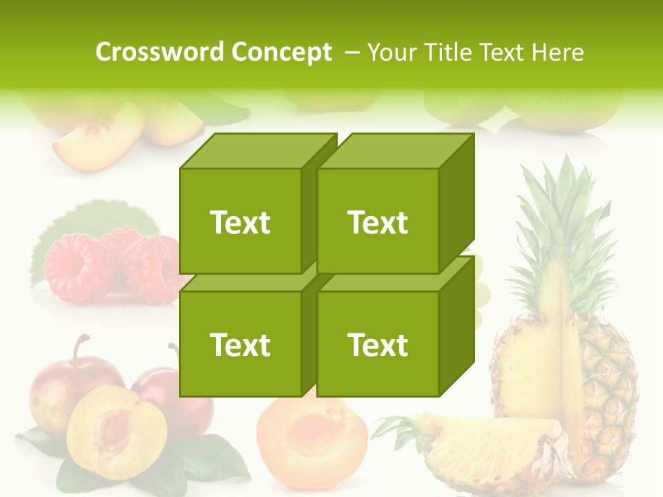 Fruit Ripe Background PowerPoint Template