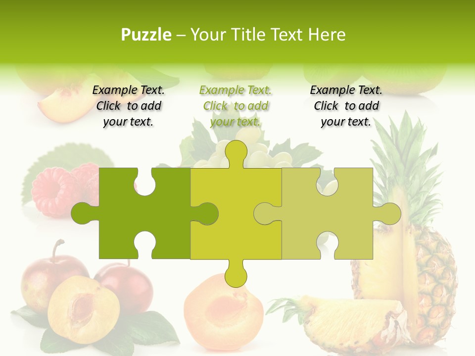 Fruit Ripe Background PowerPoint Template