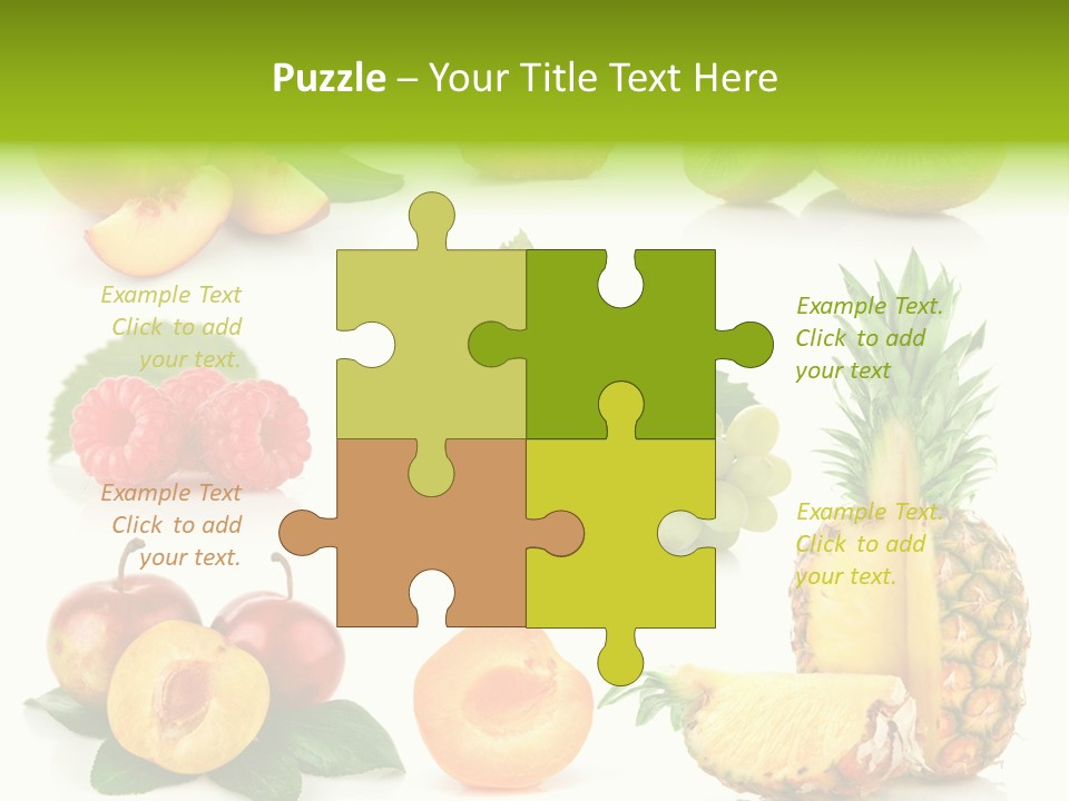 Fruit Ripe Background PowerPoint Template