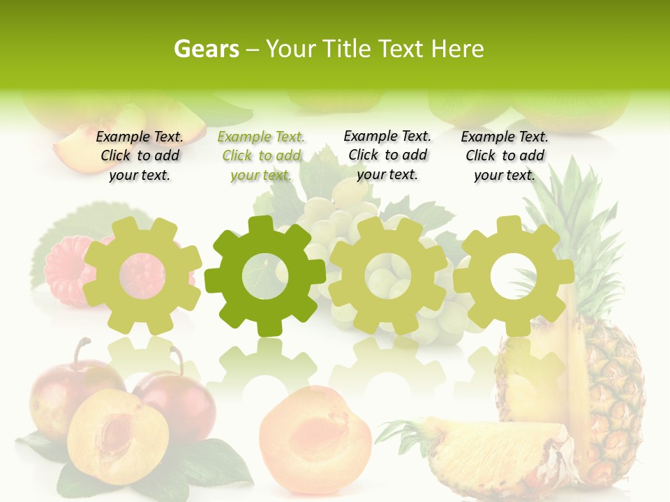 Fruit Ripe Background PowerPoint Template