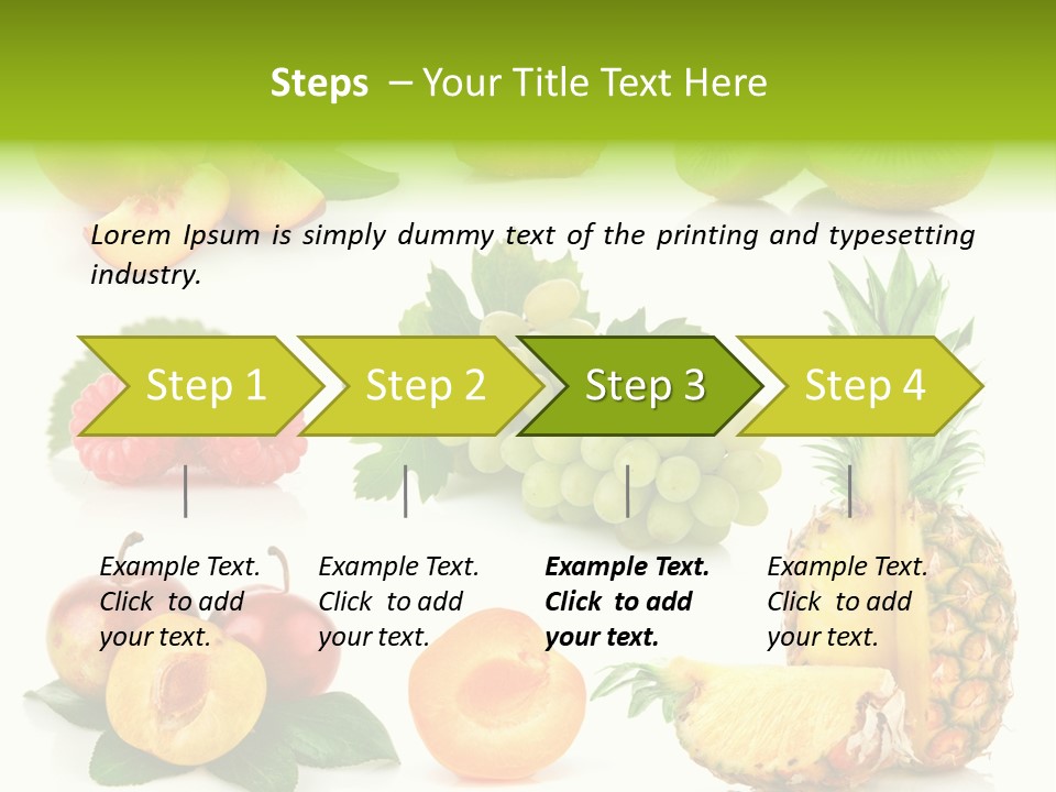 Fruit Ripe Background PowerPoint Template