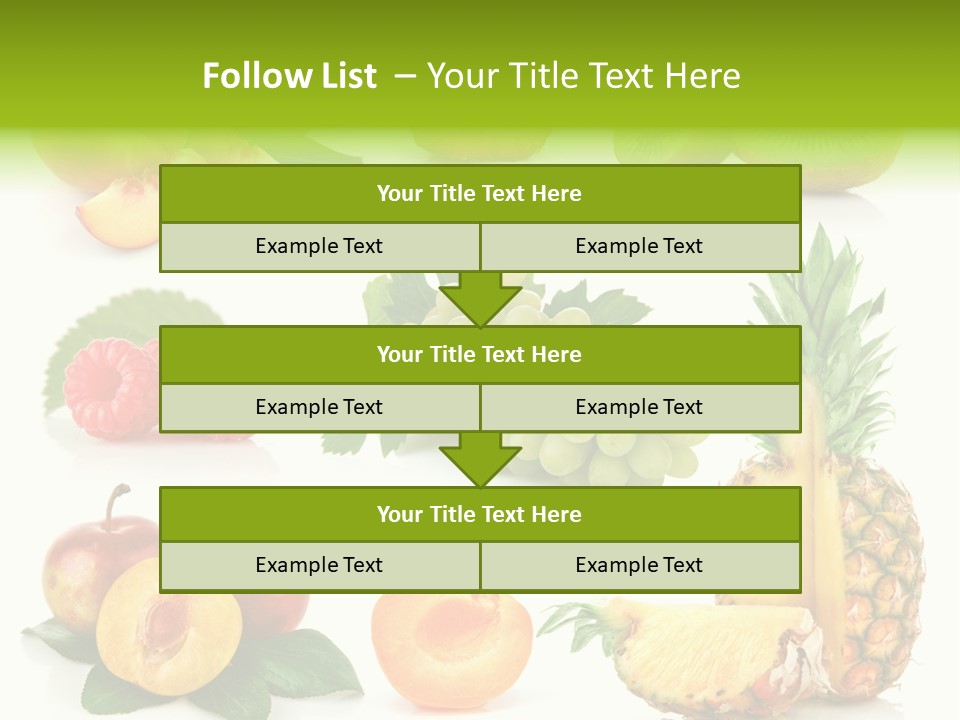 Fruit Ripe Background PowerPoint Template
