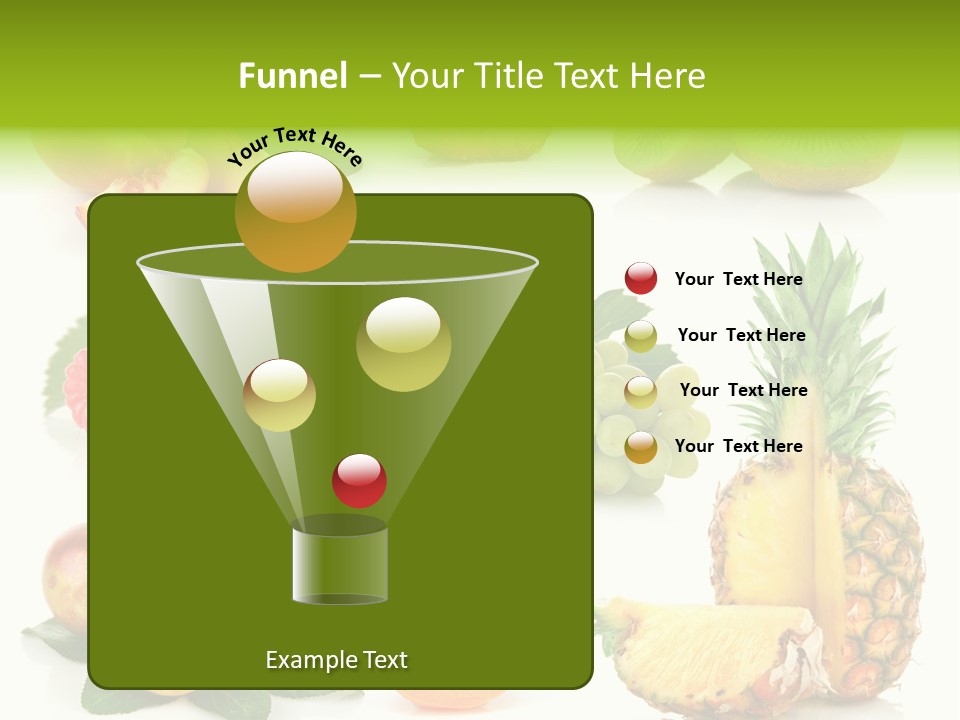 Fruit Ripe Background PowerPoint Template