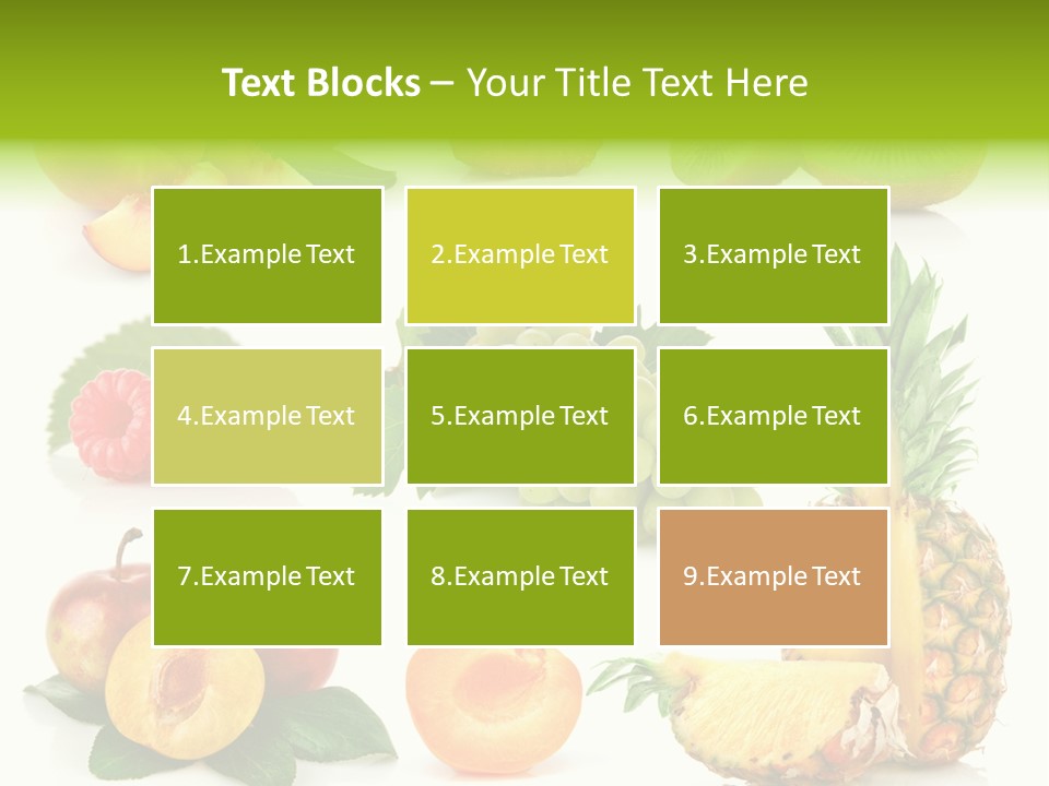 Fruit Ripe Background PowerPoint Template