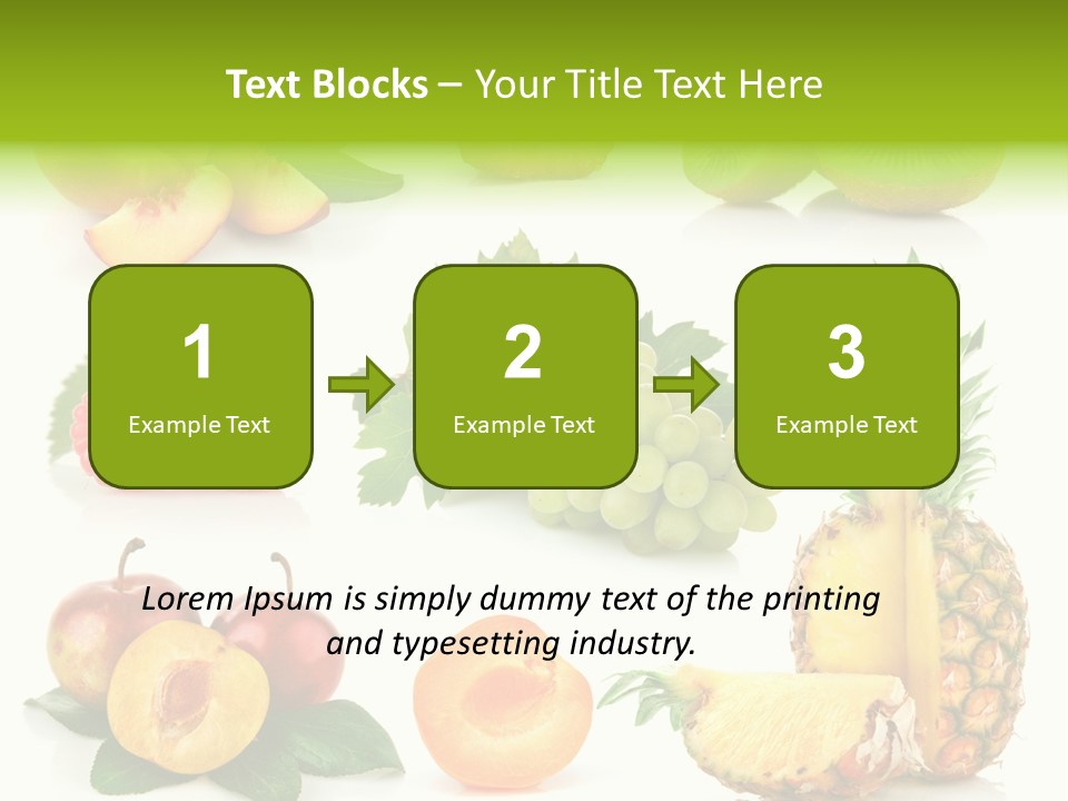 Fruit Ripe Background PowerPoint Template