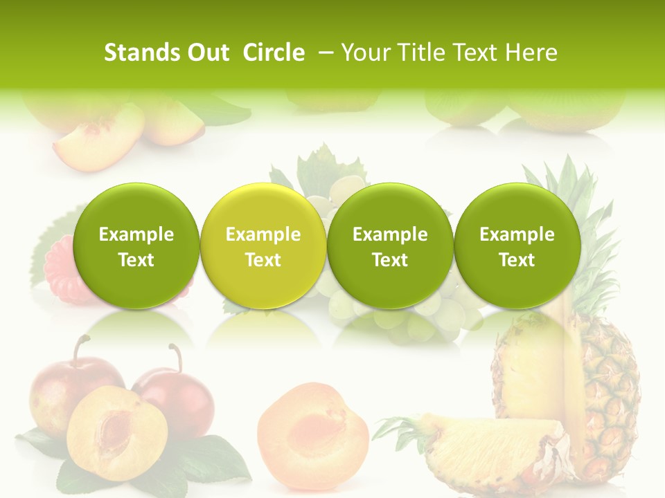 Fruit Ripe Background PowerPoint Template