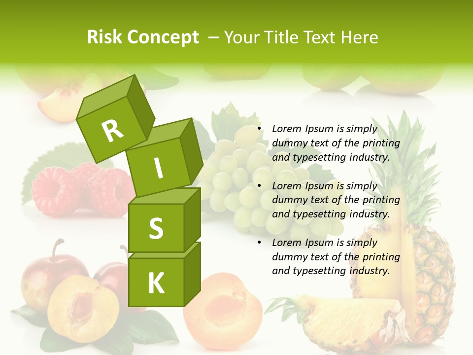 Fruit Ripe Background PowerPoint Template